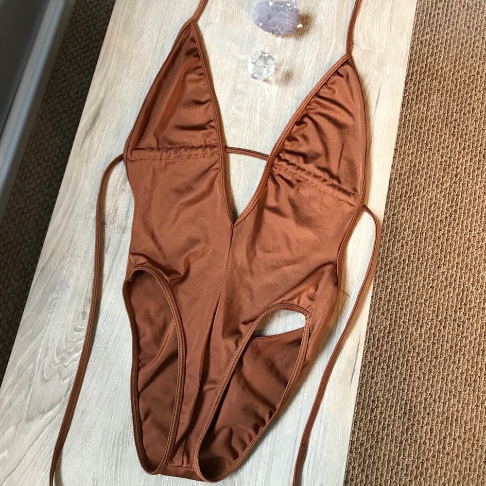 American Apparel Bronze One Piece